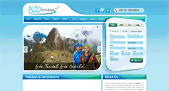 Desktop Screenshot of alainoasisholidays.com