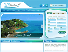 Tablet Screenshot of alainoasisholidays.com